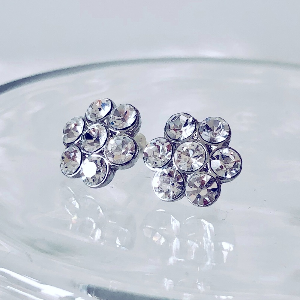 Rhinestone earrings